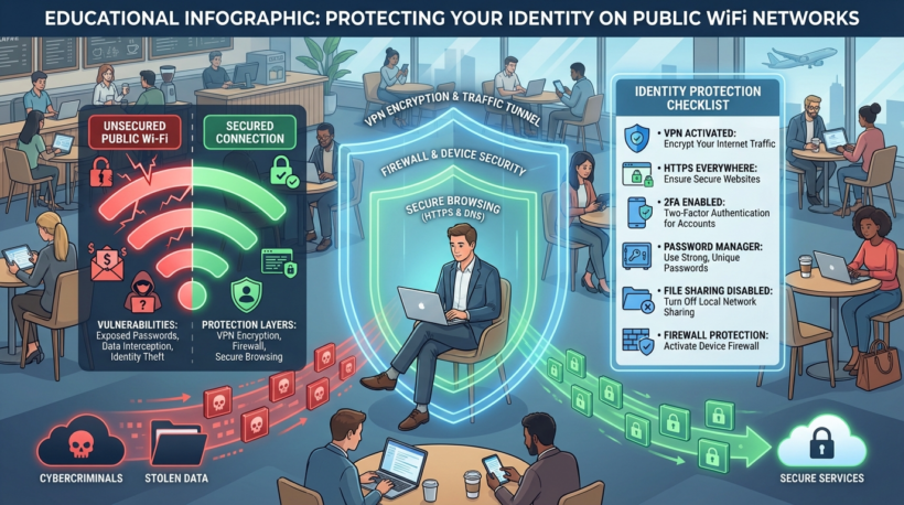 Protect Identity on Public WiFi: Stay Safe from Cyber Theft