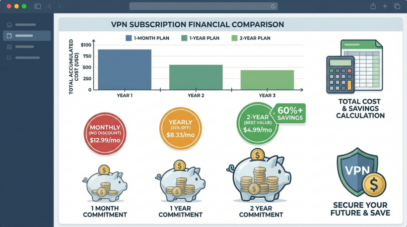 Long-Term VPN Cost: What You’ll Really Pay
