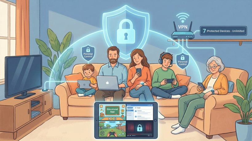 Best VPNs for Families and Multi-Device Use