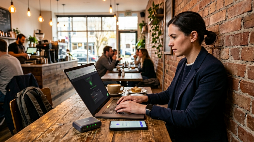 Secure Browsing at Cafes and Coffee Shops