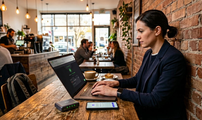 Secure Browsing at Cafes and Coffee Shops